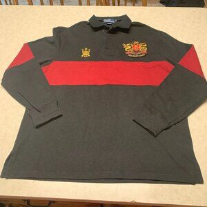Polo Ralph Lauren Men’s Shirt Royal Crest Long Sleeve Polo Shirt Medium